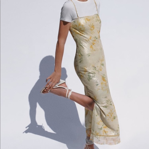 Zara Dresses & Skirts - NEW Zara Limited Edition Long Sequin Dress SZ S
